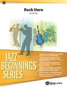 Cover icon of Rock Hero sheet music for jazz band (full score) by Victor Lpez, beginner skill level