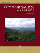Cover icon of Commemoration Overture sheet music for concert band (full score) by Robert Sheldon, easy/intermediate skill level