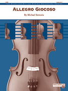 Cover icon of Allegro Giocoso sheet music for string orchestra (full score) by Michael Senturia, classical score, easy/intermediate skill level