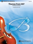 Cover icon of Themes from 007 (COMPLETE) sheet music for full orchestra by Anonymous and Calvin Custer, intermediate skill level