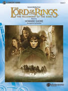 Cover icon of The Lord of the Rings sheet music for concert band (full score) by Howard Shore, easy/intermediate skill level