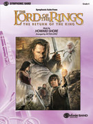 Cover icon of The Lord of the Rings sheet music for concert band (full score) by Howard Shore, intermediate skill level