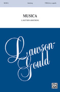 Cover icon of Musica sheet music for choir (TTBB, a cappella) by Matthew Armstrong, intermediate skill level