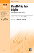Cover icon of When I Get My Name in Lights sheet music for choir (2-Part) by Peter Allen and Sally K. Albrecht, intermediate skill level