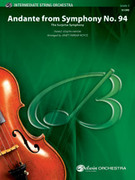 Cover icon of Andante from Symphony No. 94 (COMPLETE) sheet music for string orchestra by Franz Joseph Haydn, classical score, intermediate skill level