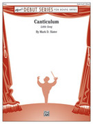 Cover icon of Canticulum sheet music for concert band (full score) by Mark D. Slater, intermediate skill level