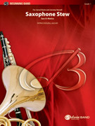 Cover icon of Saxophone Stew (COMPLETE) sheet music for concert band by Patrick Roszell, intermediate skill level