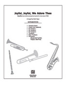 Cover icon of Joyful, Joyful, We Adore Thee sheet music for choir (full score) by Ludwig van Beethoven and Mark Hayes, classical score, intermediate skill level