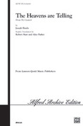 Cover icon of The Heavens Are Telling sheet music for choir (SATB: soprano, alto, tenor, bass) by Franz Joseph Haydn, intermediate skill level