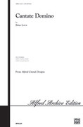 Cover icon of Cantate Domino sheet music for choir (SAB: soprano, alto, bass) by Brian Lewis, intermediate skill level