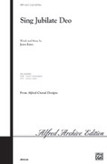 Cover icon of Sing Jubilate Deo sheet music for choir (2-Part) by Jerry Estes, intermediate skill level