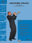 Cover icon of Amazing Grace (COMPLETE) sheet music for jazz band by Anonymous and Dave Rivello, intermediate skill level