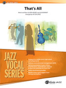 Cover icon of That's All (COMPLETE) sheet music for jazz band by Bob Haymes, intermediate skill level