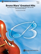 Cover icon of Bruno Mars' Greatest Hits (COMPLETE) sheet music for full orchestra by Bruno Mars, intermediate skill level