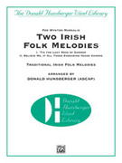 Cover icon of Two Irish Folk Melodies (COMPLETE) sheet music for concert band by Anonymous and Donald Hunsberger, intermediate skill level