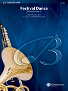 Cover icon of Festival Dance sheet music for concert band (full score) by Erik Satie, intermediate skill level