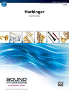 Cover icon of Harbinger sheet music for concert band (full score) by Robert Sheldon, intermediate skill level