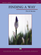 Cover icon of Finding a Way sheet music for concert band (full score) by Chris M. Bernotas, intermediate skill level
