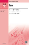Cover icon of Fame sheet music for choir (SATB, a cappella) by Michael Gore, Dean Pitchford and Ben Bram, intermediate skill level