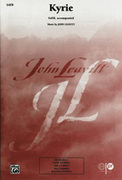 Cover icon of Kyrie sheet music for choir (SATB: soprano, alto, tenor, bass) by John Leavitt, intermediate skill level