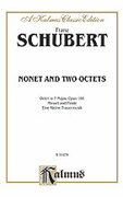 Cover icon of Nonet and Two Octets (COMPLETE) sheet music for wind octet by Franz Schubert, classical score, intermediate skill level