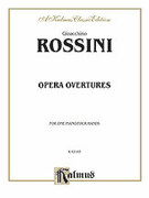 Cover icon of Opera Overtures (COMPLETE) sheet music for piano four hands by Gioacchino Rossini, classical score, easy/intermediate skill level