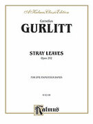 Cover icon of Stray Leaves, Op. 202 (COMPLETE) sheet music for piano four hands by Cornelius Gurlitt, classical score, easy/intermediate skill level