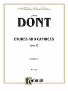 Cover icon of Etudes and Caprices, Op. 35 (COMPLETE) sheet music for violin by Jacob Dont, classical score, intermediate skill level