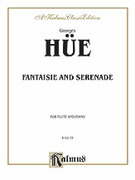 Cover icon of Fantaisie and Serenade (COMPLETE) sheet music for flute and piano by Georges He, classical score, intermediate skill level