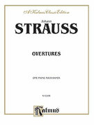 Cover icon of Overtures (COMPLETE) sheet music for piano four hands by Johann Strauss, Jr., classical score, easy/intermediate skill level