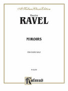 Cover icon of Miroirs (COMPLETE) sheet music for piano solo by Maurice Ravel, classical score, intermediate skill level
