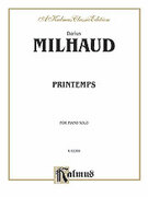 Cover icon of Printemps (COMPLETE) sheet music for piano solo by Nicolai Miaskowsky, classical score, intermediate skill level