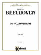 Cover icon of Easy Compositions (COMPLETE) sheet music for piano solo by Ludwig van Beethoven, classical score, intermediate skill level