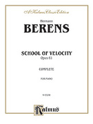 Cover icon of School of Velocity, Op. 61 (COMPLETE) sheet music for piano solo by Hermann Berens and Hermann Berens, classical score, intermediate skill level