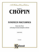 Cover icon of Nineteen Nocturnes, Ed. Franz Liszt (COMPLETE) sheet music for piano solo by Frdric Chopin, classical score, intermediate skill level
