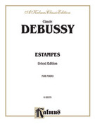 Cover icon of Estampes (COMPLETE) sheet music for piano solo by Claude Debussy, classical score, intermediate skill level