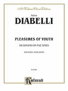 Cover icon of Pleasures of Youth (COMPLETE) sheet music for piano four hands by Antonio Diabelli and Antonio Diabelli, classical score, easy/intermediate skill level