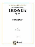 Cover icon of Sonatinas, Op. 20 (COMPLETE) sheet music for piano solo by Johann Ladislau Dussek, classical score, intermediate skill level