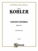 Cover icon of Easiest Studies, Op. 151 (COMPLETE) sheet music for piano solo by Louis Khler, classical score, intermediate skill level