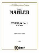 Cover icon of Symphony No. 1, in D Major (COMPLETE) sheet music for piano four hands by Gustav Mahler, classical score, easy/intermediate skill level
