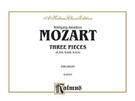 Cover icon of Three Pieces (COMPLETE) sheet music for organ solo by Wolfgang Amadeus Mozart, classical score, easy/intermediate skill level