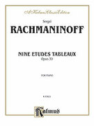 Cover icon of Etudes Tableaux, Op. 39 (COMPLETE) sheet music for piano solo by Serjeij Rachmaninoff and Serjeij Rachmaninoff, classical score, intermediate skill level