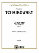 Cover icon of Piano Concerto No. 1 in B flat Minor, Op. 23 (COMPLETE) sheet music for two pianos, four hands by Pyotr Ilyich Tchaikovsky and Pyotr Ilyich Tchaikovsky, classical score, easy/intermediate duet