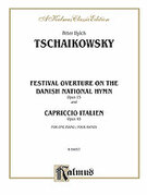 Cover icon of Festival Overture on the Danish National hymn (COMPLETE) sheet music for piano four hands by Pyotr Ilyich Tchaikovsky and Pyotr Ilyich Tchaikovsky, classical score, easy/intermediate skill level