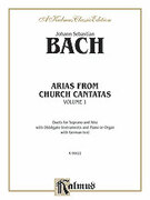 Cover icon of Arias from Church Cantatas (COMPLETE) sheet music for voice and piano by Johann Sebastian Bach, classical score, intermediate skill level