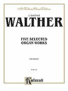 Cover icon of Five Selected Organ Works (COMPLETE) sheet music for organ solo by Louis Vierne, classical score, easy/intermediate skill level