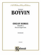 Cover icon of Organ Works, Volume I (COMPLETE) sheet music for organ solo by Jacques Boyvin, classical score, easy/intermediate skill level