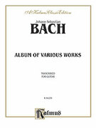 Cover icon of Album of Various Works Transcribed for Guitar (COMPLETE) sheet music for guitar solo by Johann Sebastian Bach, classical score, intermediate skill level