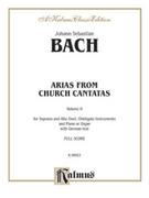 Cover icon of Soprano and Alto Arias, Volume II (COMPLETE) sheet music for voice and piano by Johann Sebastian Bach, classical score, intermediate skill level