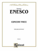 Cover icon of Concert Piece (COMPLETE) sheet music for viola and piano by Georges Enesco, classical score, intermediate skill level